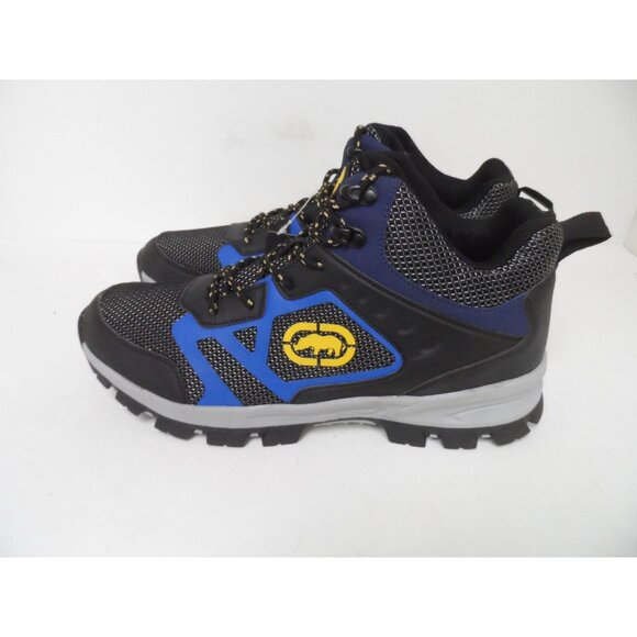 Marc Ecko Unltd. Men's Koda Casual Hiking Boots Black Blue size 8.5M - Picture 6 of 9